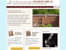 Tablet Screenshot of massonmills.co.uk